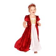 Prinsessklänning Sammetsröd Barn