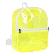 Ryggsekk Transparent Neongul