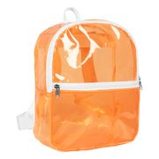 Ryggsekk Transparent Neonoransje