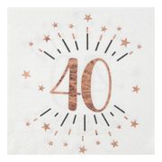 Lautasliinat 40 Sparkling Roséguld