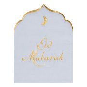 Lautasliinat Eid Mubarak Vaaleansininen
