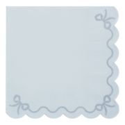 Lautasliinat Aaltokuvioidut Harmaa/Sininen