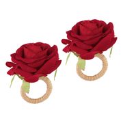 Servietringe Roser Rød