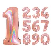 Numero Ilmapallot Glitteri Ruusukulta