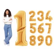 Talballon Guld Gigantisk