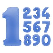 Sifferballong Lotus Blue