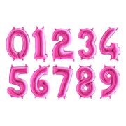 Sifferballong Mini Rosa Metallic