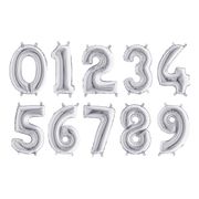 Sifferballong Mini Silver Metallic