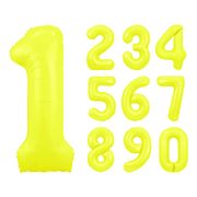 Sifferballong Neongul