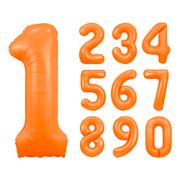Sifferballong Neonorange