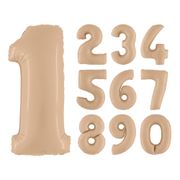 Sifferballong Satin Nude