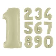 Sifferballong Satin Olive Green