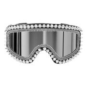 Skibriller Après-ski Sølv med Nagler