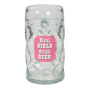 Ølkrus Real Girls Drink Beer