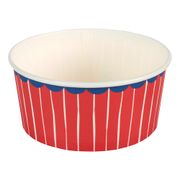 Snacksbägare Röd/Blå