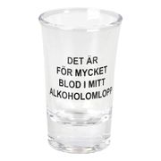 Snapsglas Alkoholomlopp