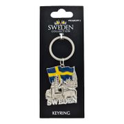 Matkamuisto Avaimenperä Sweden Symbolit