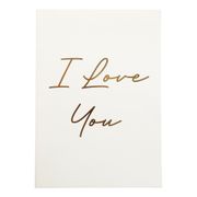Stort Kort I Love You
