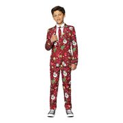 Suitmeister Boys Christmas Red Icons Light Up Dress