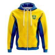 Sverige Supporter Zip Hoodie