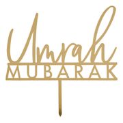 Tårtdekoration Umrah Mubarak i Akryl