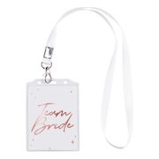 Team Bride Nimilaput Kaulanauhassa