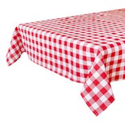 Tekstiilipöytäliina Bistro Punainen/Valkoinen