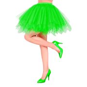 Neongrøn Tyl Nederdel