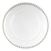 Underläggstallrik Transparent med Pärlor