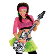 Oppblåsbar Gitar Zebra