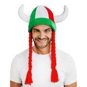 Vikingahjälm Italien med Flätor