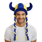 Vikingahjälm Sverige med Flätor