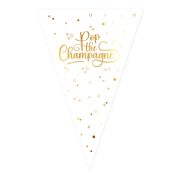 Vimpelgirlang Pop the Champagne Lång