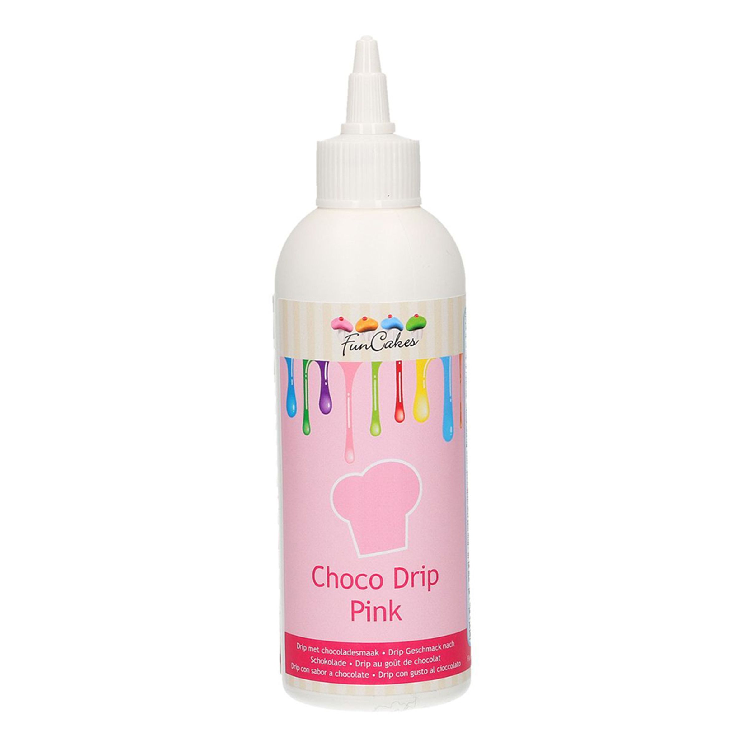 Läs mer om FunCakes Choco Drip Pink/Rosa - 180 g