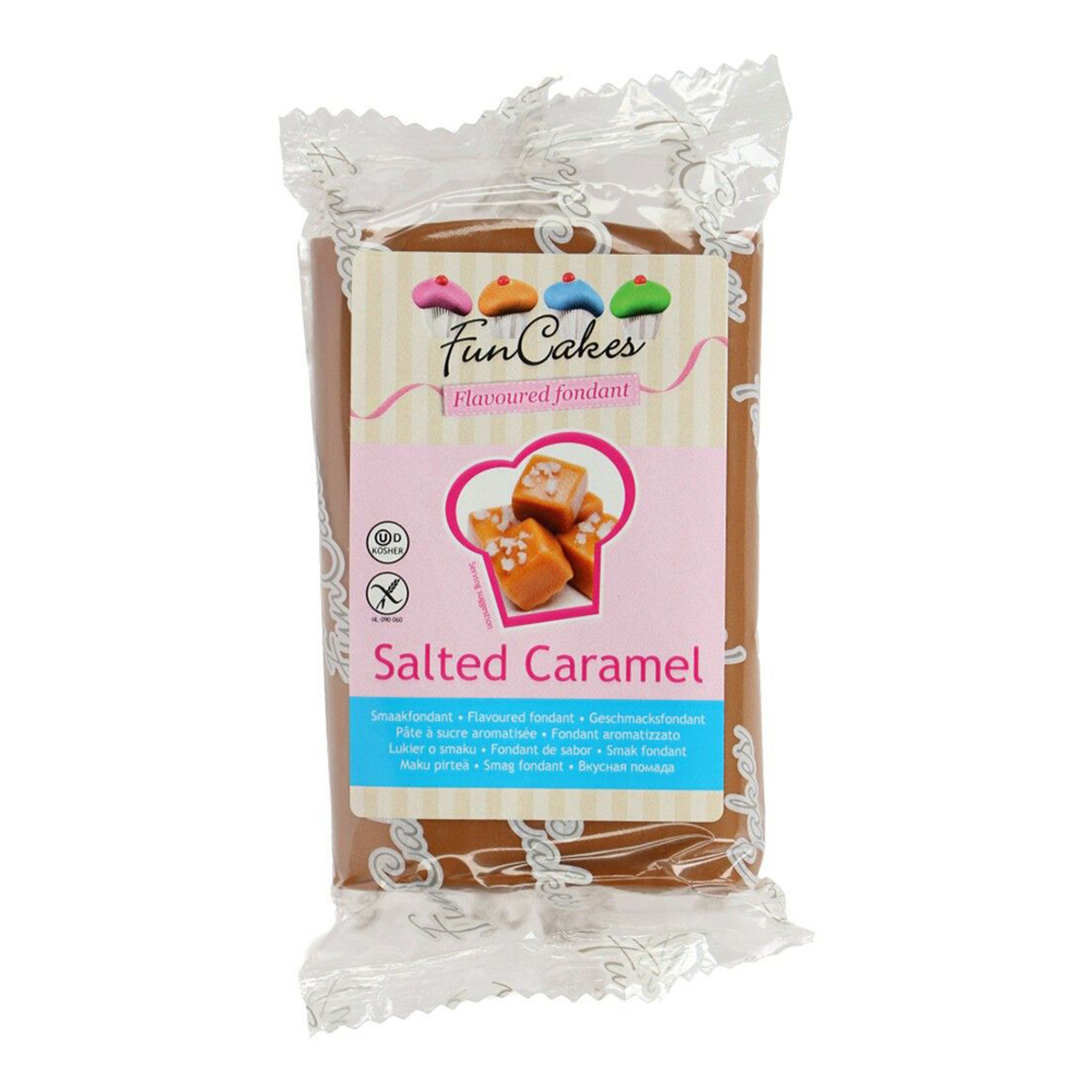 Läs mer om FunCakes Sockerpasta Salted Caramel - 250g