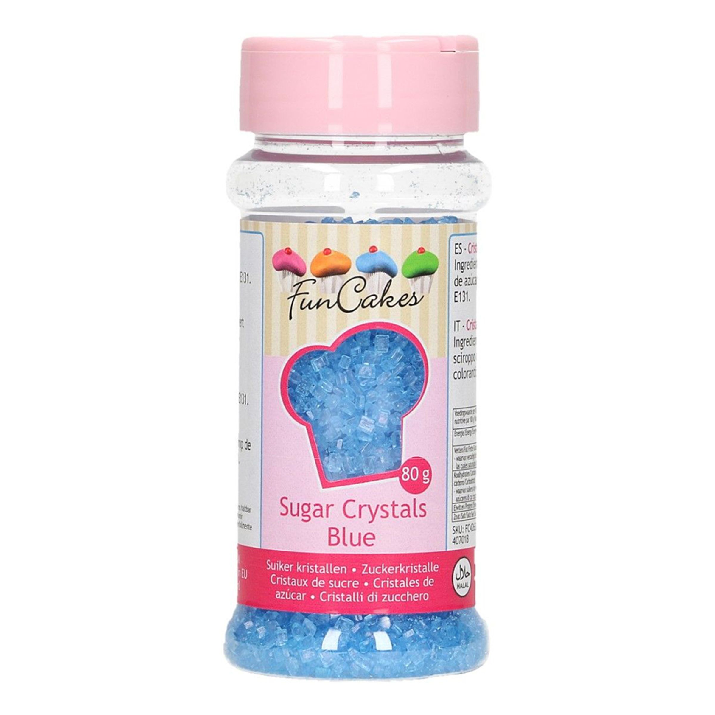 FunCakes Strössel Blue/Blå - 80 g