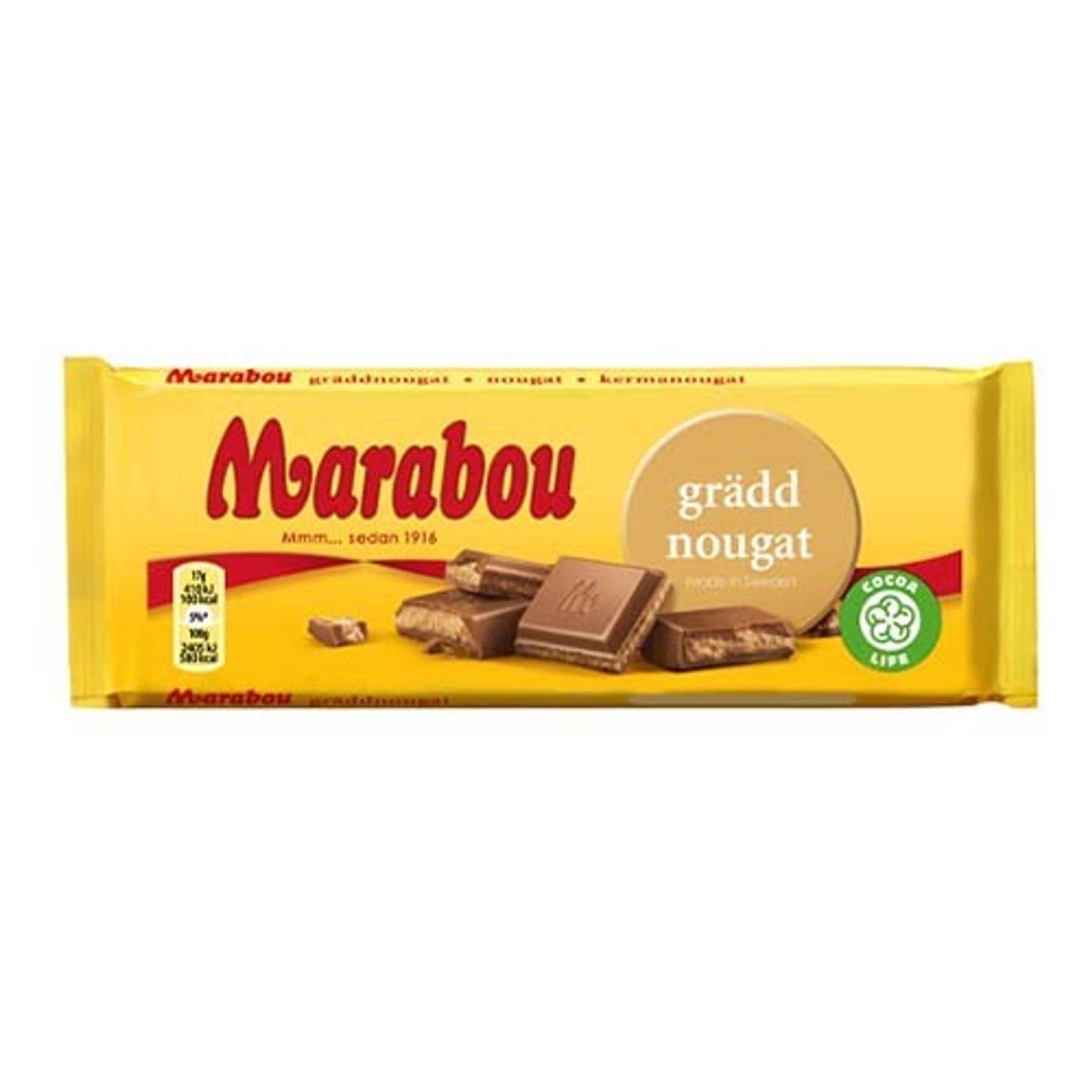 Läs mer om Marabou Gräddnougat - 100 g