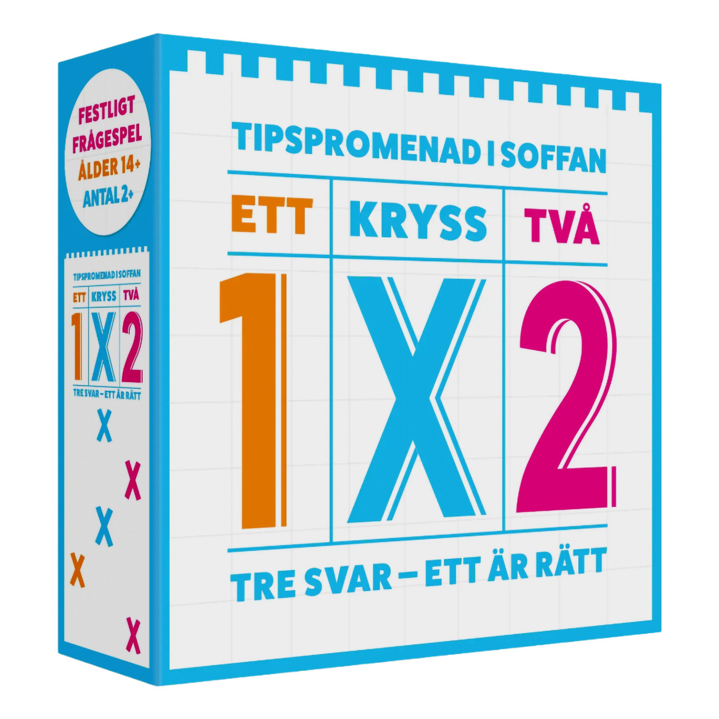 1X2 Tipspromenad i Soffan | Hem - Teman - Presenter - Present till Honom | Pryloteket