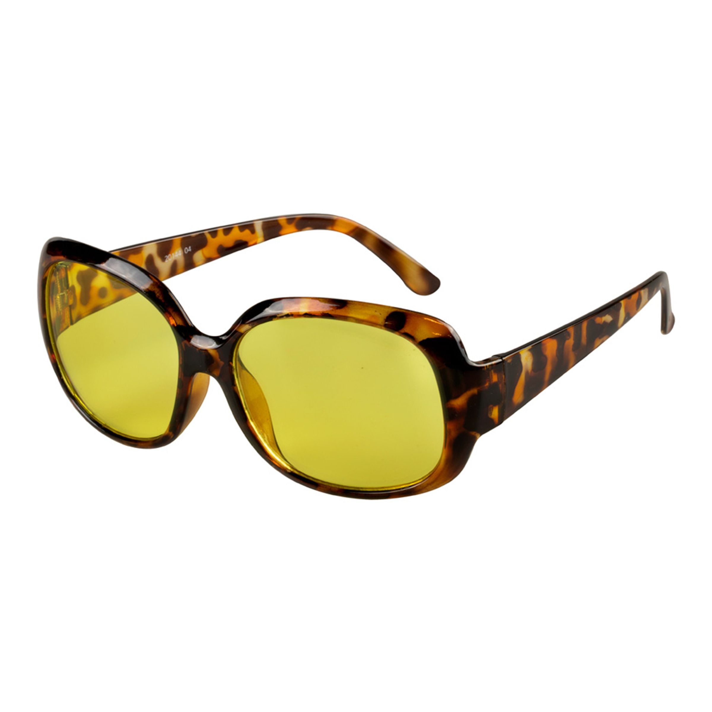 Läs mer om 70-tals Glasögon Leopardmönstrade - One size