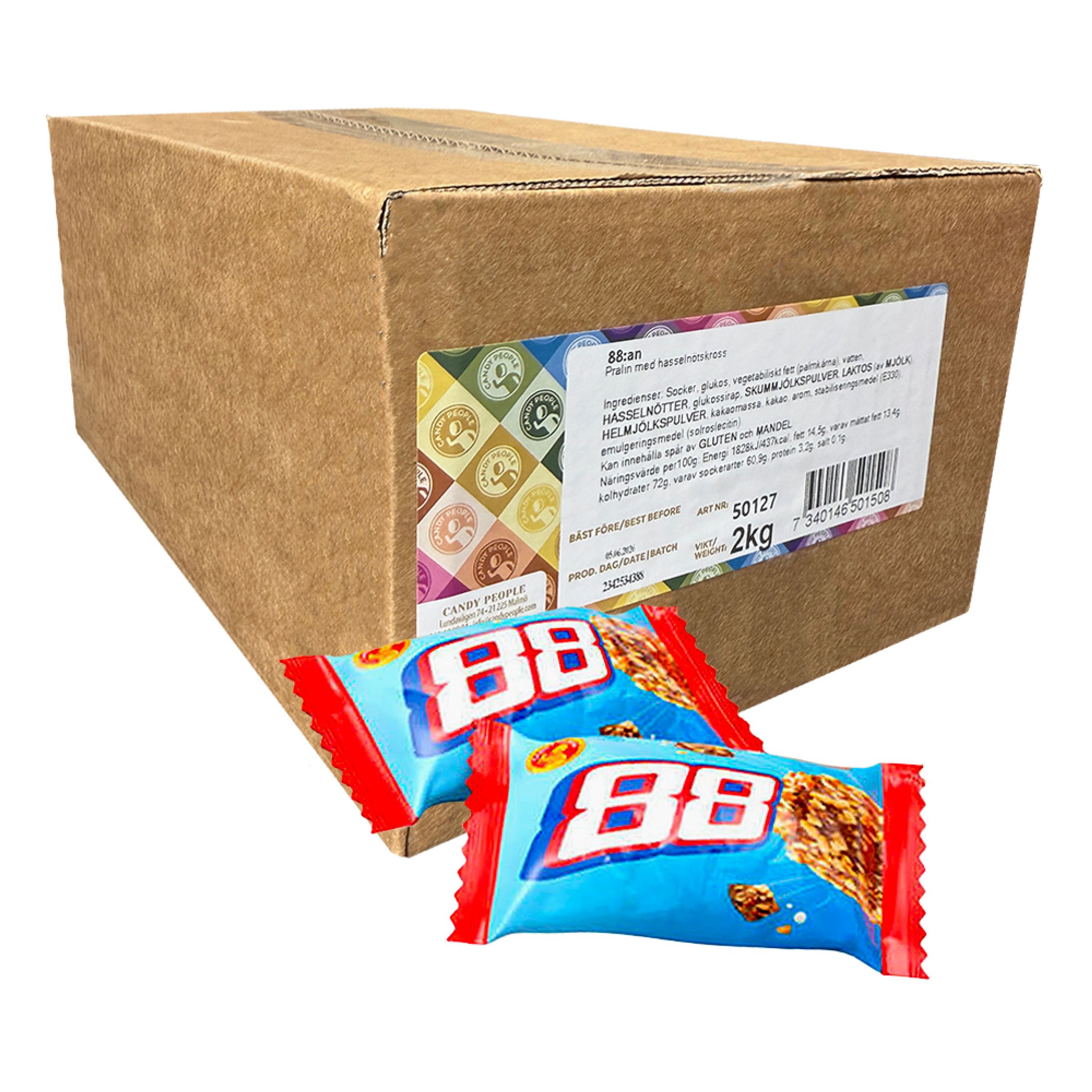 88:an Bites Storpack - 2 kg | Hem - Godis & Läsk - Godis - Retrogodis | Maskeradspecialisten