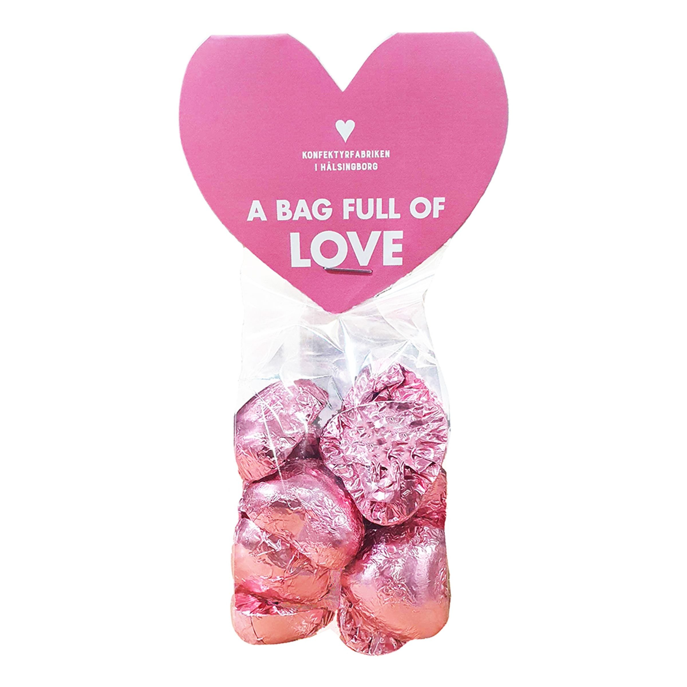 A Bag Full Of Love Chokladhjärtan - 100 gram