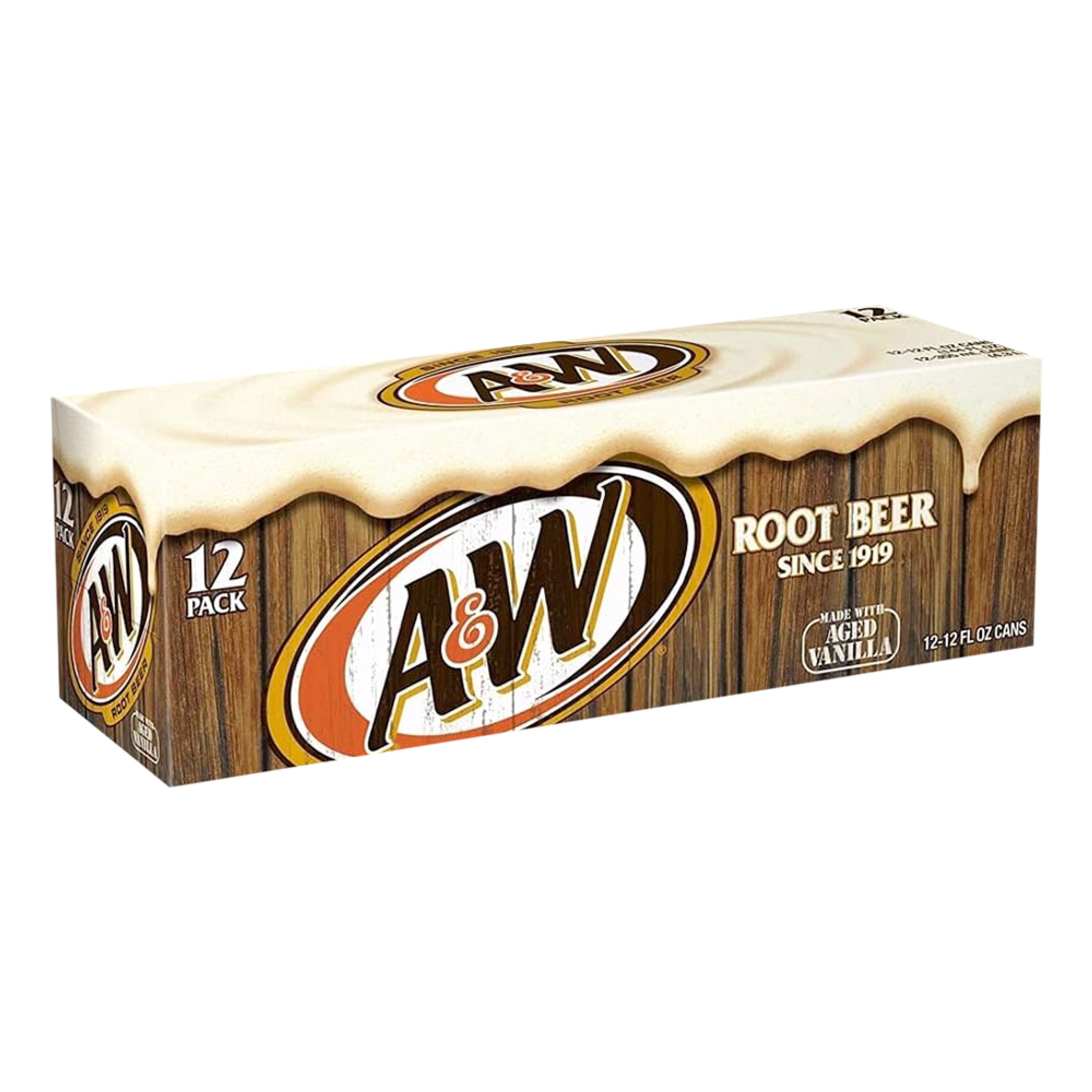 A&W Root Beer Läskedryck - 12-pack | Hem - Godis & Läsk - Dryck - Läsk | Maskeradspecialisten