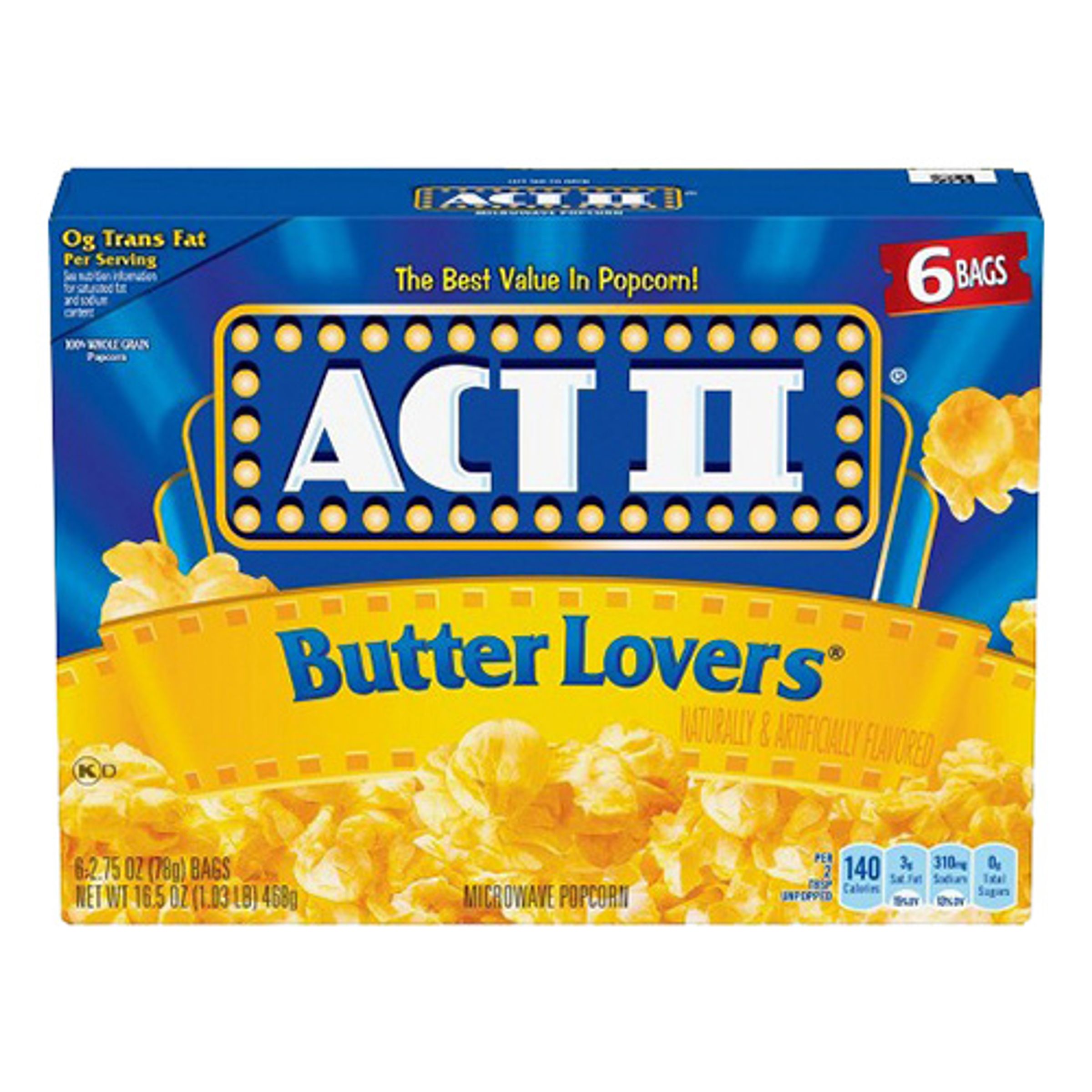 ACT II Butter Lovers Popcorn - 234 gram