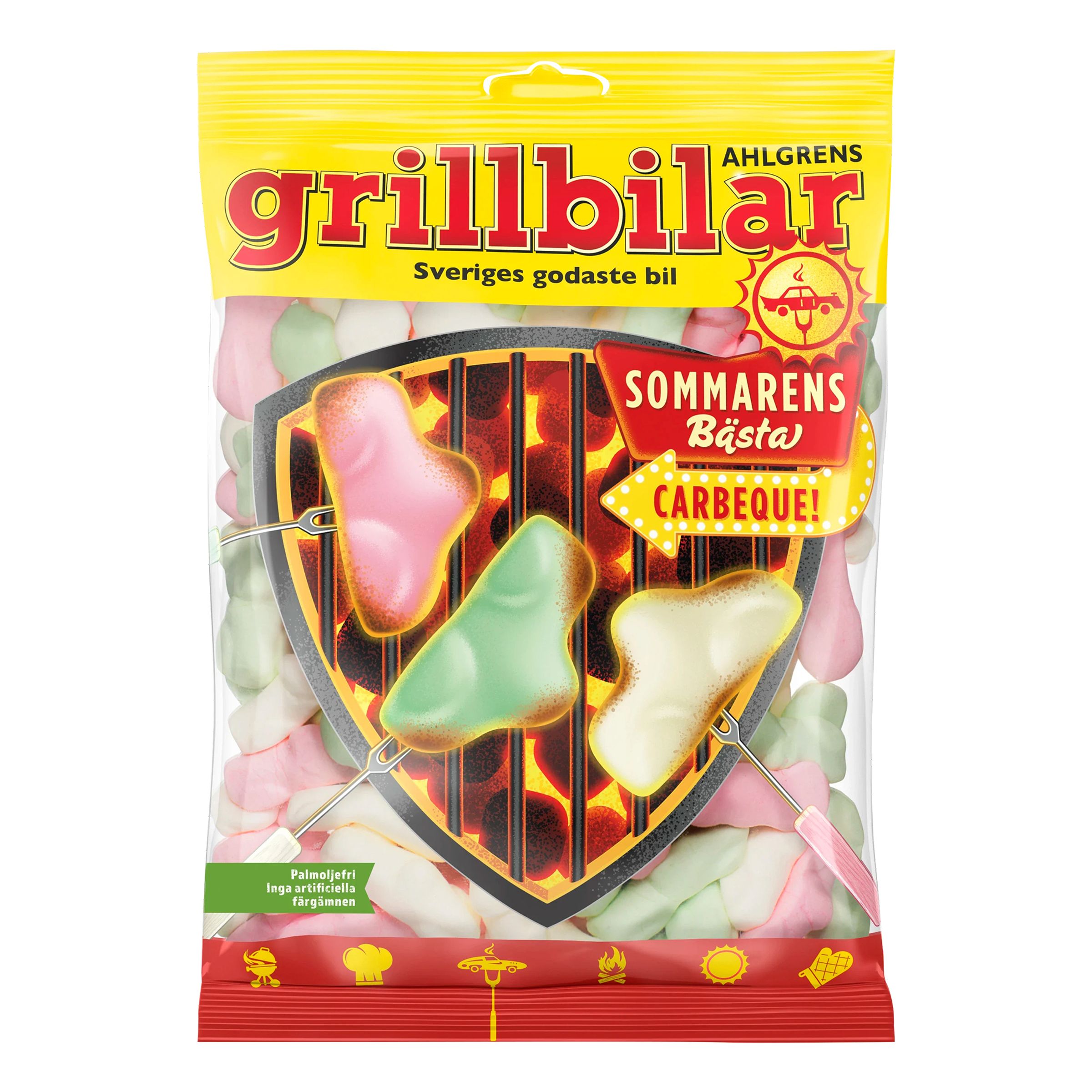 Ahlgrens Bilar Grillbilar - 250 g | Hem - Teman - Festteman - Grillfest | Maskeradspecialisten