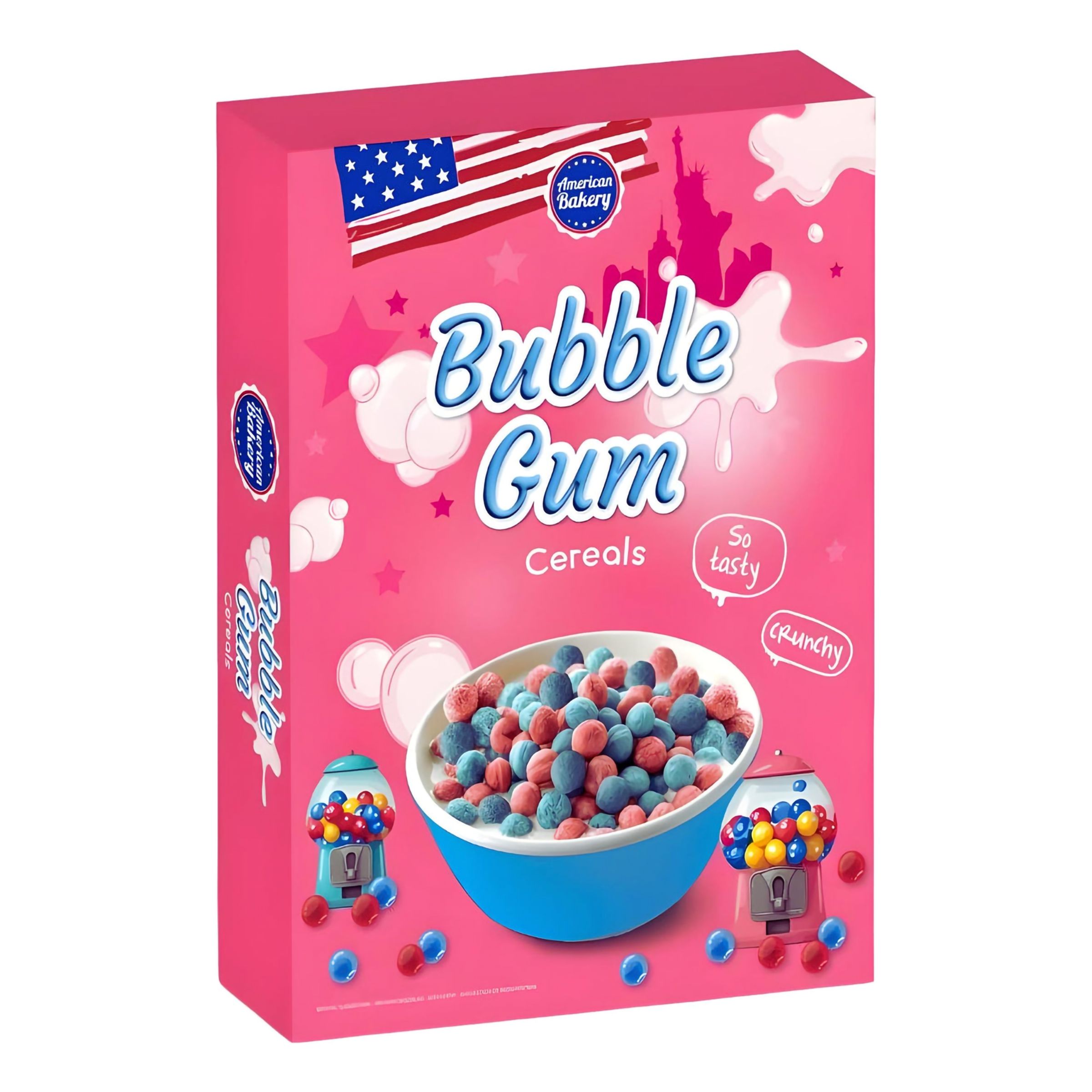 American Bakery Bubble Gum Cereal - 180 gram