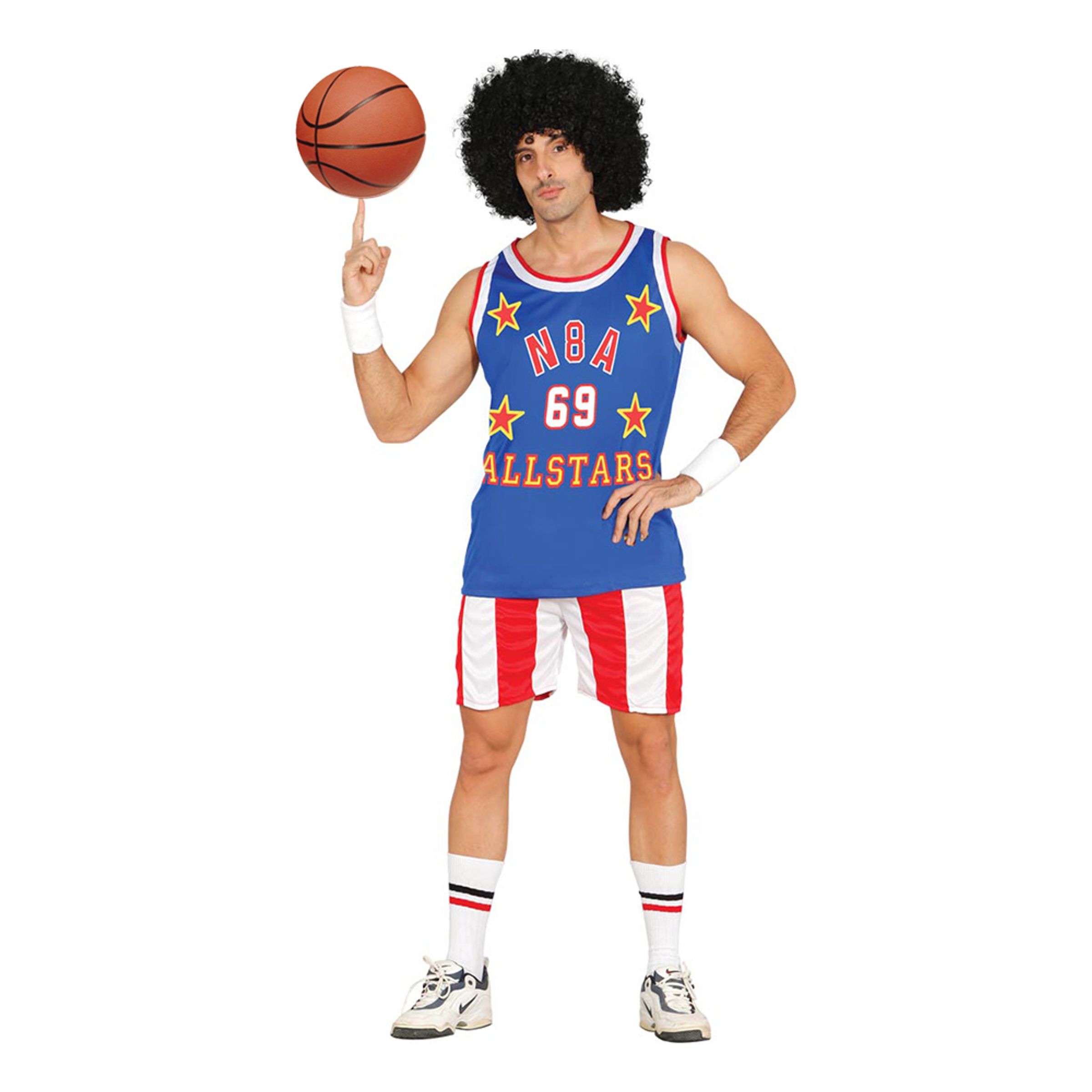 Amerikansk Basketspelare Maskeraddräkt - Large