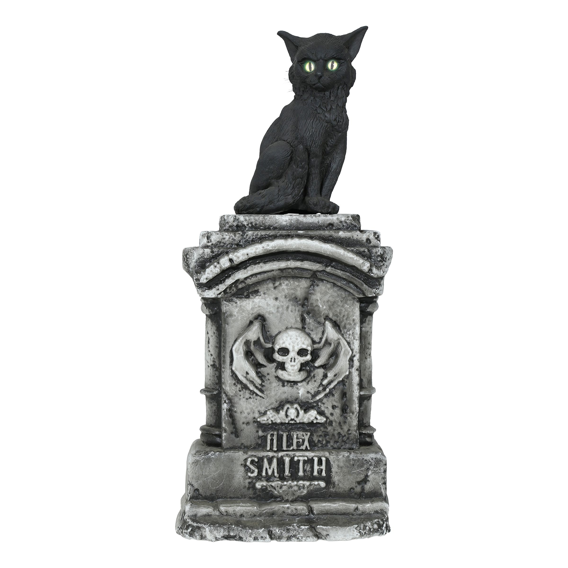 Animerad Gravsten med Katt Prop | Hem - Maskerad - Dekor & Rekvisita - Props | Pryloteket