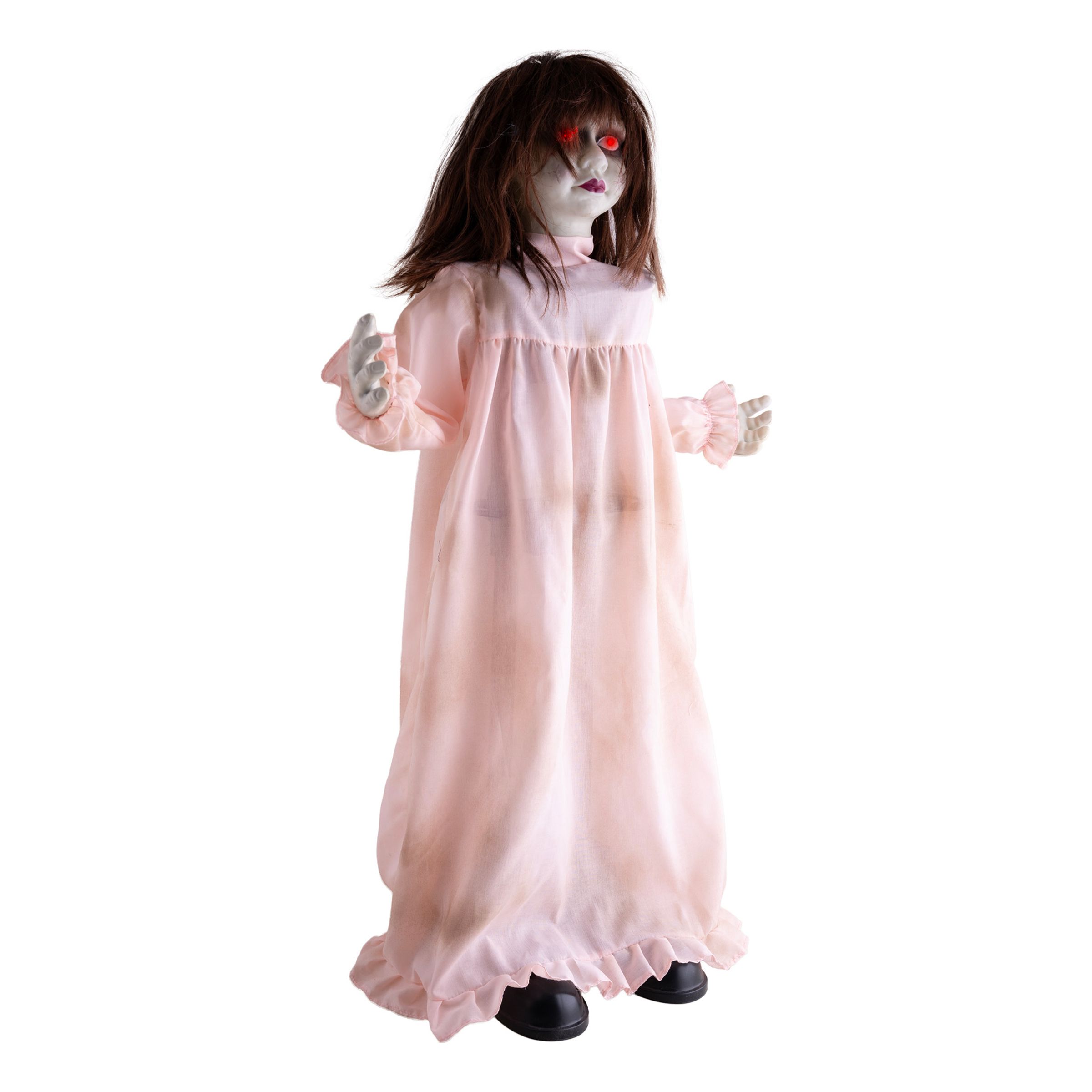 Animerad Spökflicka med Ljud & Ljus Prop | Hem - Maskerad - Dekor & Rekvisita - Props | Party Outlet