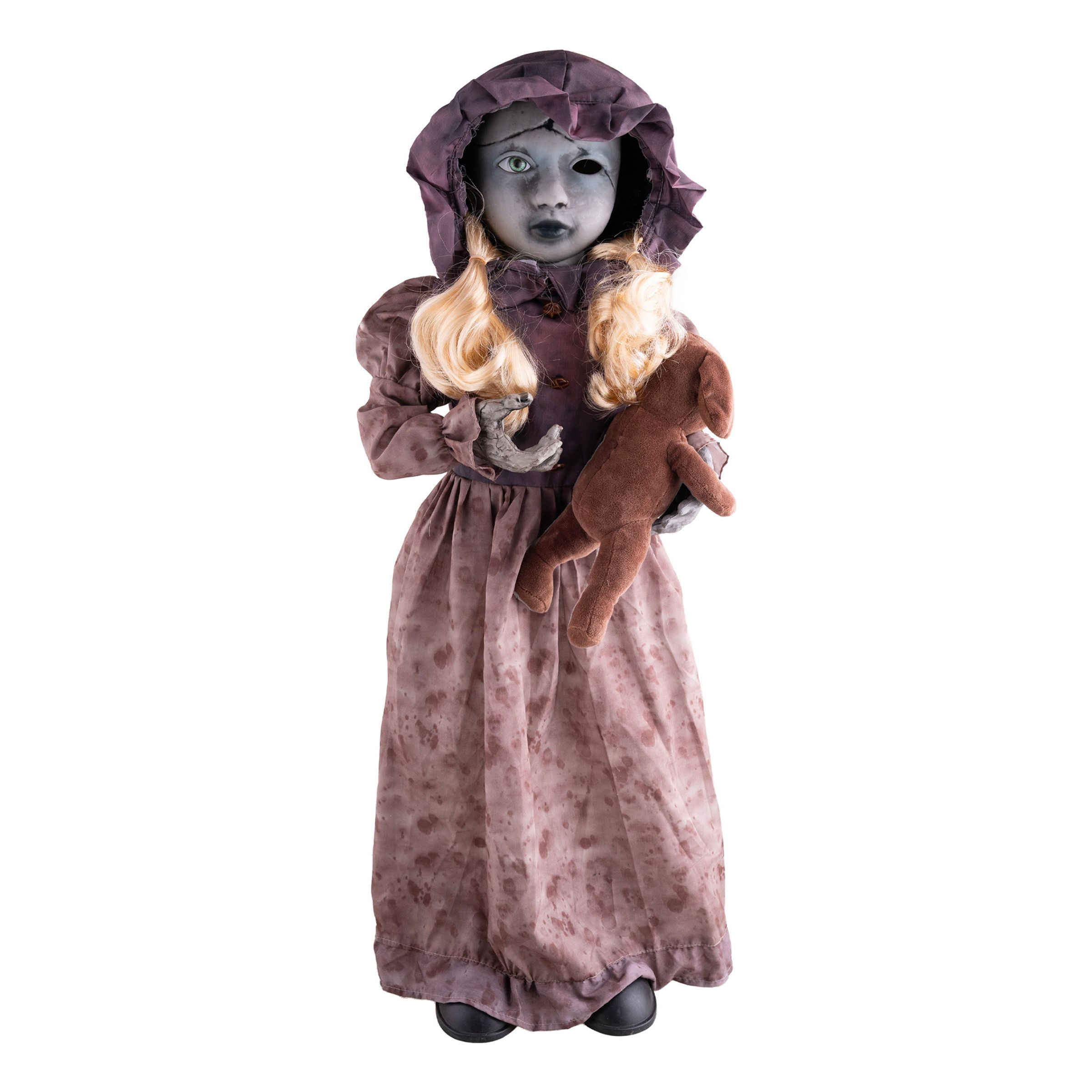 Animerad Two-face Docka med Ljud & Ljus Prop | Hem - Maskerad - Dekor & Rekvisita - Props | Maskeradspecialisten