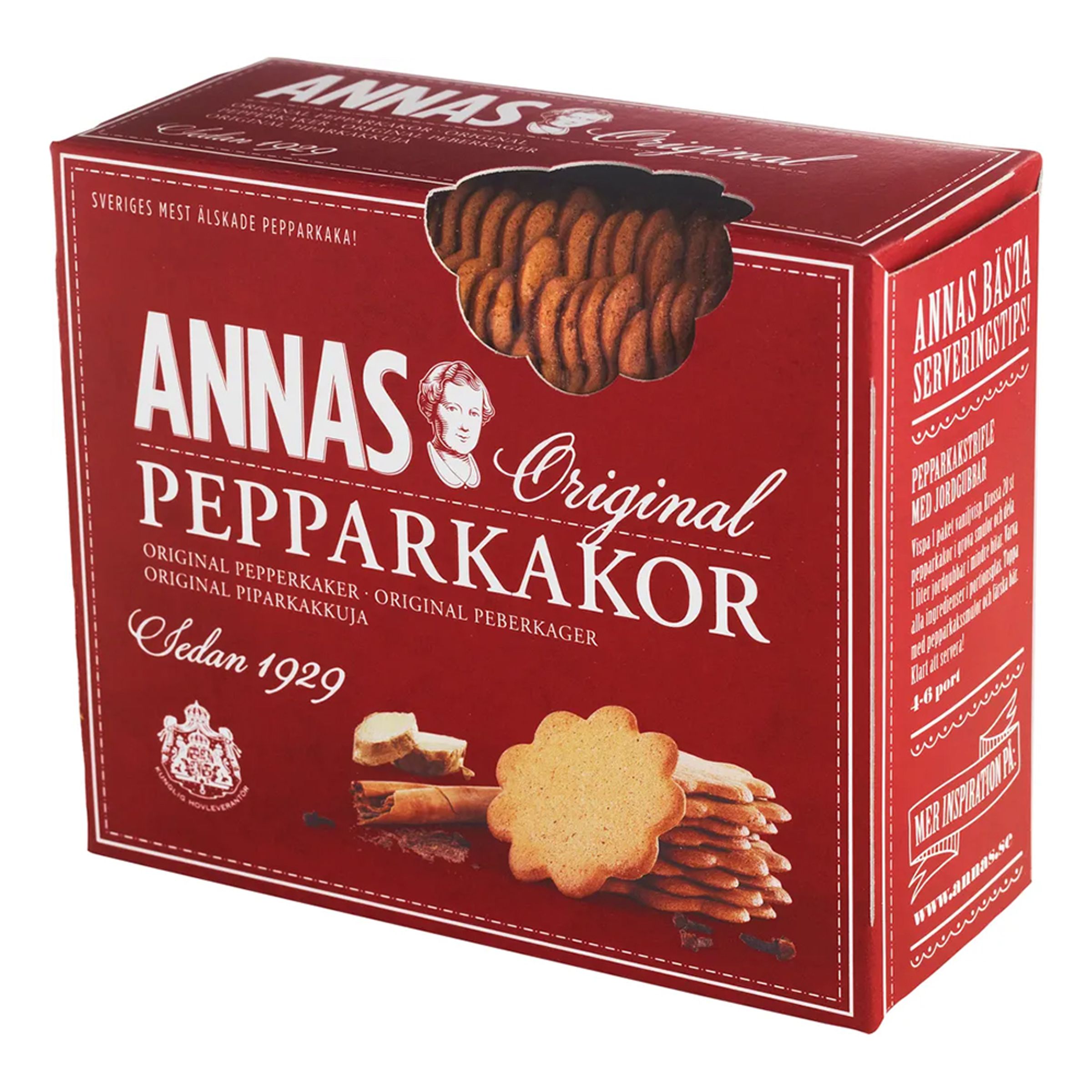 Läs mer om Annas Original Pepparkakor - 300 gram